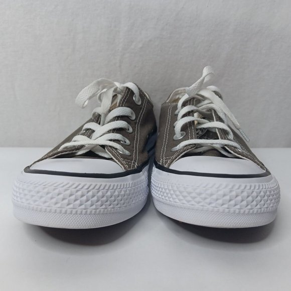 Converse All Star Womens 6 Mens 4 Shoes Low Top Gray Canvas Sneakers Lace Up - Picture 3 of 16